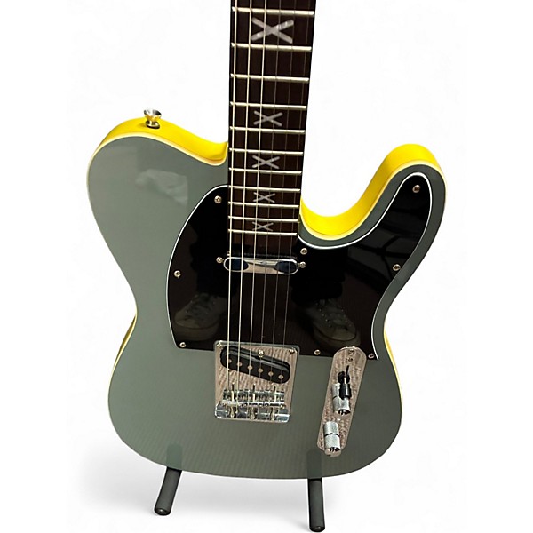 Used HardLuck Kings Southern Belle Gunmetal Gray Solid Body Electric Guitar