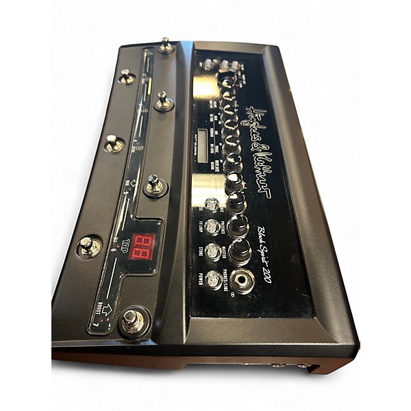 Used Hughes & Kettner BLACK SPIRIT 200 FLOOR Solid State Guitar Amp Head