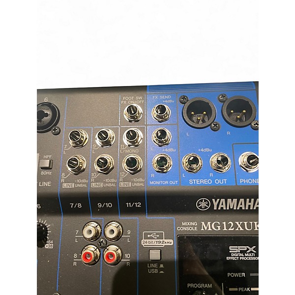 Used Yamaha MG12XUK Unpowered Mixer | Guitar Center
