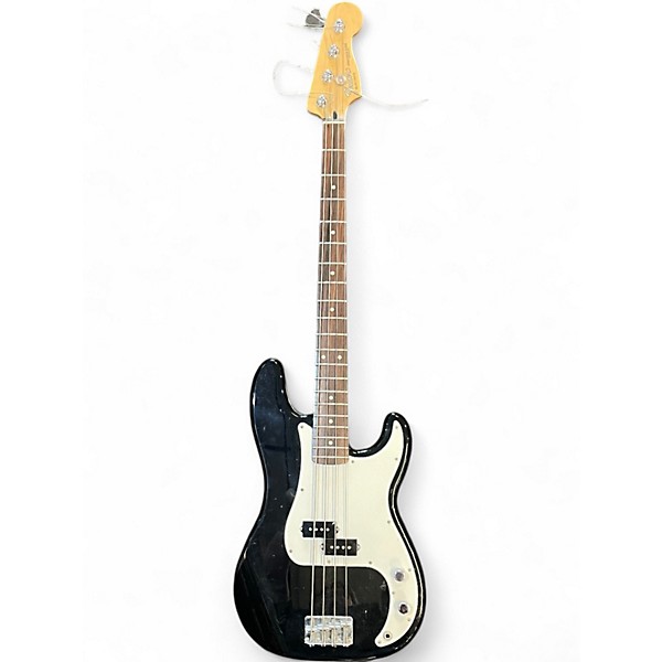 Used Fender Standard Precision Bass Black Electric Bass