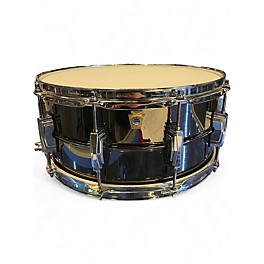 Used Ludwig 6.5X14 Black Beauty Snare Black Nickel Over Brass Drum
