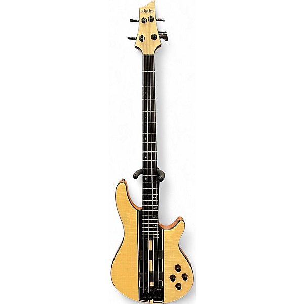 Used Schecter Guitar Research C4 GT Natural Electric Bass Guitar
