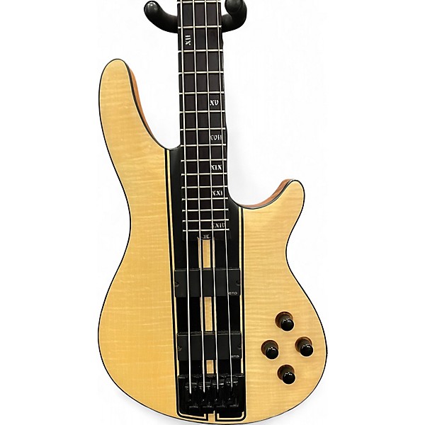 Used Schecter Guitar Research C4 GT Natural Electric Bass Guitar