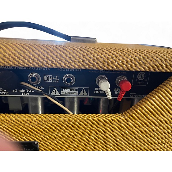 Used Fender Princeton 65 1x12 15W Tube Guitar Combo Amp