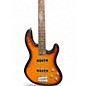 Used Fender Jazz Bass Deluxe 24 QMT Quilted Maple Sunburst Electric Bass Guitar thumbnail
