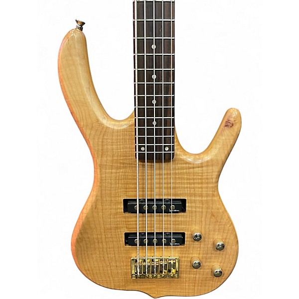 Used Ken Smith Designs Burner 5 Natural Electric Bass Guitar