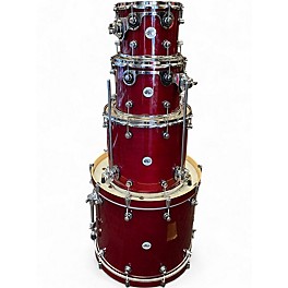 Used DW 4 Piece Design Series Cherry Satin Drum Kit