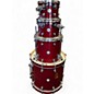 Used DW 4 Piece Design Series Cherry Satin Drum Kit thumbnail