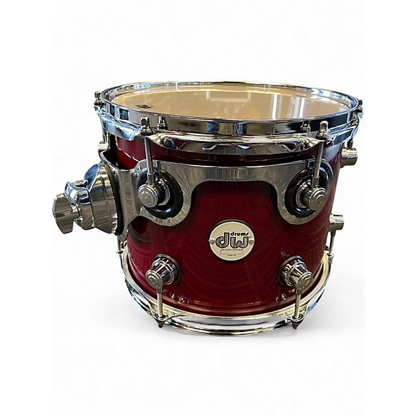 Used DW 4 Piece Design Series Cherry Satin Drum Kit