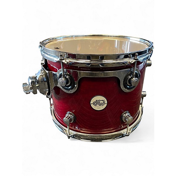 Used DW 4 Piece Design Series Cherry Satin Drum Kit