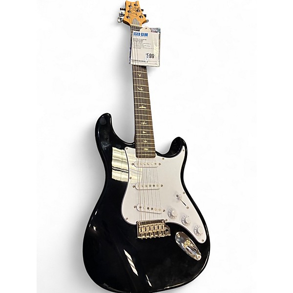 Used PRS SE Silver Sky Black Solid Body Electric Guitar