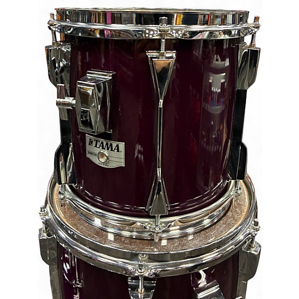 Used TAMA 5 Piece Granstar Birch Majestic Purple Drum Kit