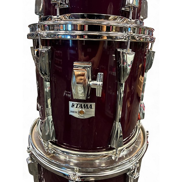 Used TAMA 5 Piece Granstar Birch Majestic Purple Drum Kit