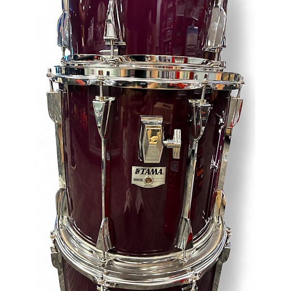 Used TAMA 5 Piece Granstar Birch Majestic Purple Drum Kit