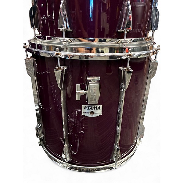 Used TAMA 5 Piece Granstar Birch Majestic Purple Drum Kit