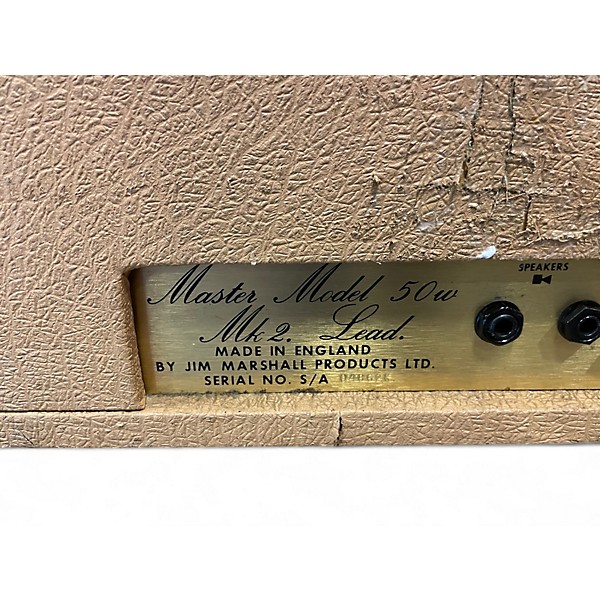 Vintage 1978 Marshall JMP50 MKII w/matching cab Tube Guitar Amp Head