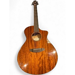Used Breedlove Discovery Concert Cutaway Natural Acoustic Electric Guitar