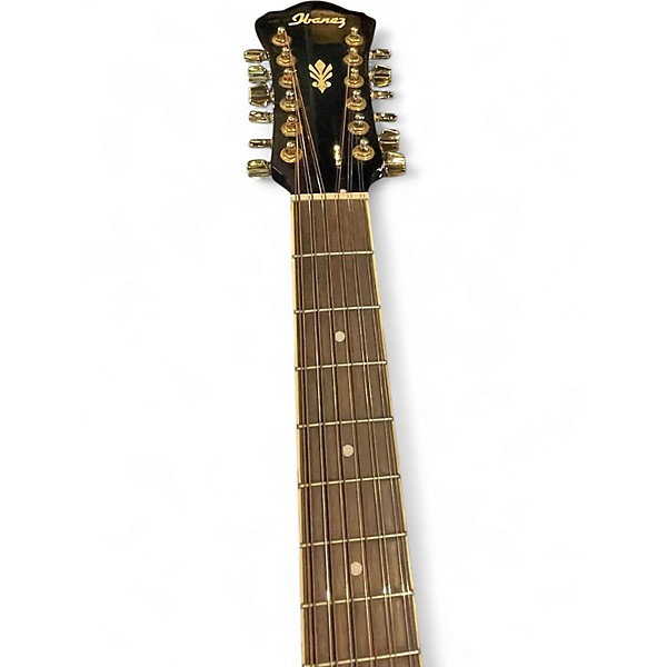 Used Ibanez AEL2012E Black 12 String Acoustic Electric Guitar
