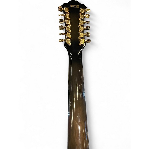 Used Ibanez AEL2012E Black 12 String Acoustic Electric Guitar