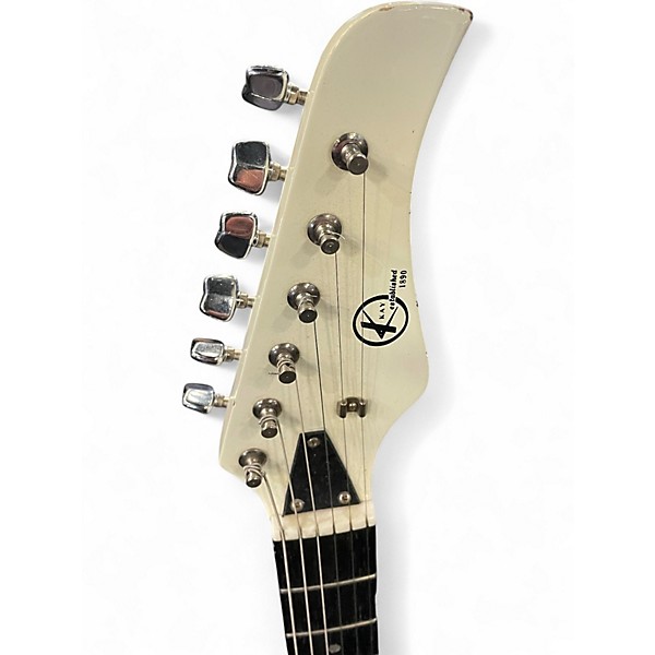 Used Kay ELECTRIC GUITAR WHITE Solid Body Electric Guitar