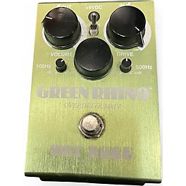 Used Way Huge Electronics WHE202 Green Rhino Overdrive Effect Pedal