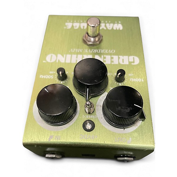 Used Way Huge Electronics WHE202 Green Rhino Overdrive Effect Pedal