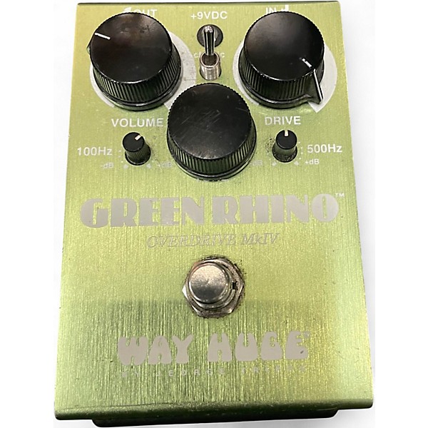 Used Way Huge Electronics WHE202 Green Rhino Overdrive Effect Pedal