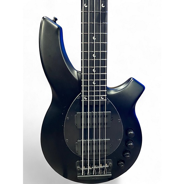 Used Ernie Ball Music Man Bongo 5 HH BLACK Electric Bass Guitar