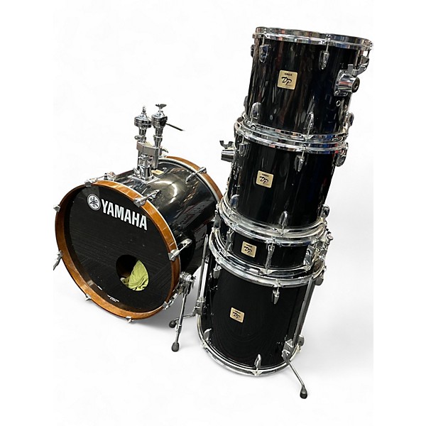 Used Yamaha 5 Piece DP Series Black Drum Kit