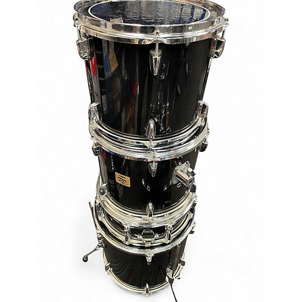 Used Yamaha 5 Piece DP Series Black Drum Kit