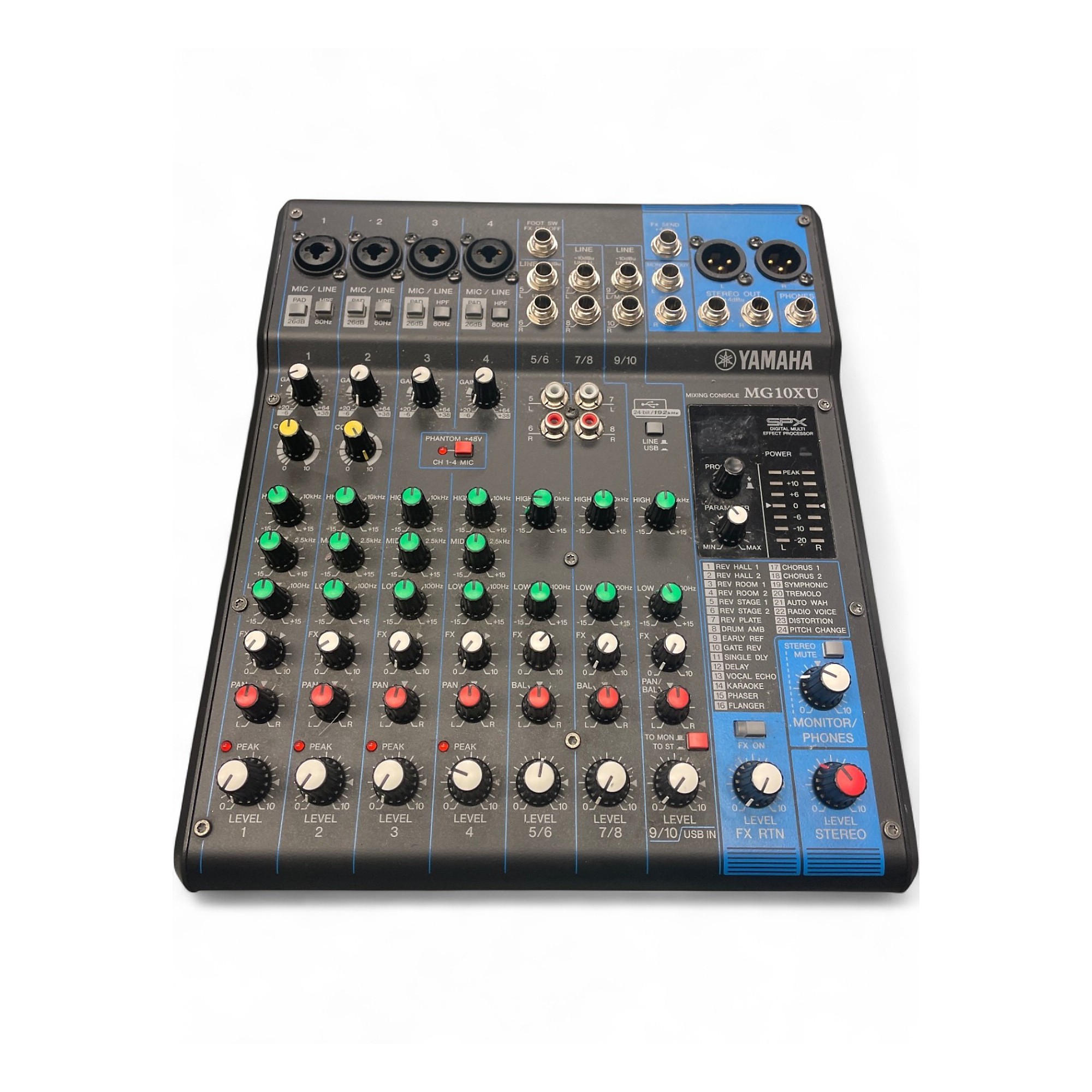 YAMAHA ( ヤマハ ) / MG10XU Yamaha MG10XU 10-Channel Mixer With Effects | Guitar Center