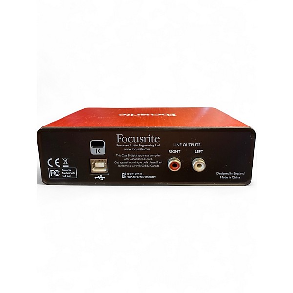 Used Focusrite Scarlett Solo Gen 2 Audio Interface