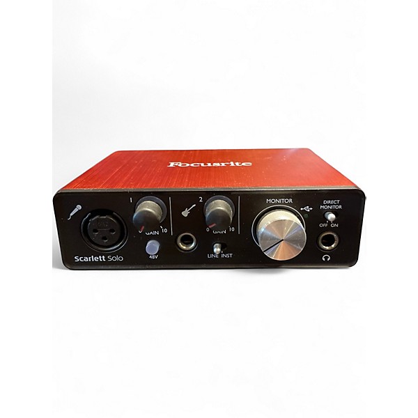 Used Focusrite Scarlett Solo Gen 2 Audio Interface