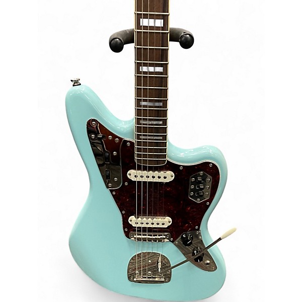 Used Squier CLASSIC VIBE 70'S JAGUAR Daphne Blue Solid Body Electric Guitar