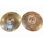 Used MEINL 14in Byzance Dark Hi Hat Pair Cymbal thumbnail