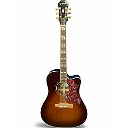 Used Epiphone Hummingbird Pro Black Acoustic Electric Guitar