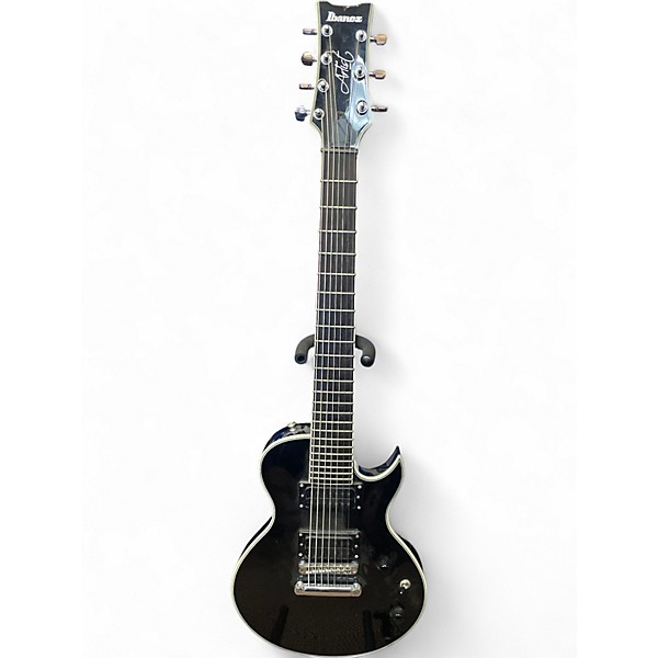 Used Ibanez Artist Series Black Solid Body Electric Guitar