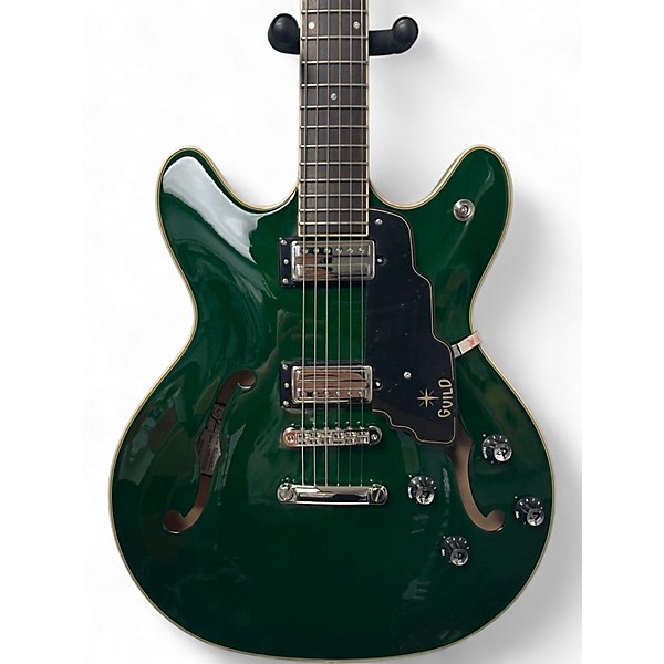 Used Guild Starfire IV Emerald Green Hollow Body Electric Guitar