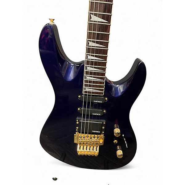 Used Samick YRRG-121 Purple Solid Body Electric Guitar