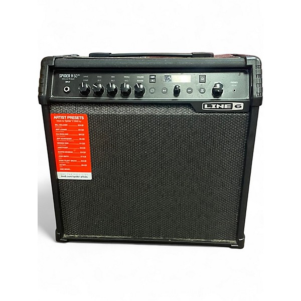 Used Line 6 Spider V 60 1x10 mkII Guitar Combo Amp