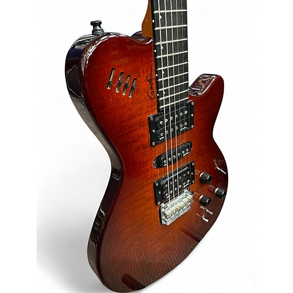 Used Godin XTSA HSH 13-Pin Light Burst Solid Body Electric Guitar