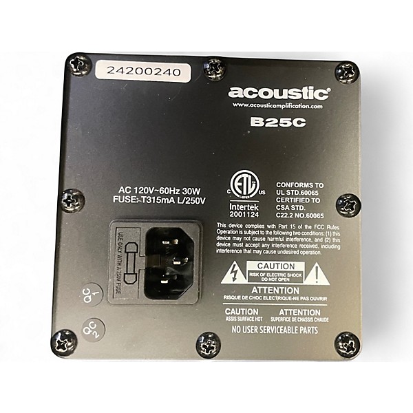 Used Acoustic b25c Bass Combo Amp