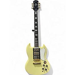 Used Epiphone Les Paul Custom CANARY YELLOW Solid Body Electric Guitar