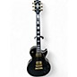 Used Gibson Les Paul Custom Black and Gold Solid Body Electric Guitar thumbnail