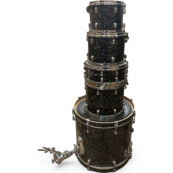 Used TAMA 5 Piece Starclassic BLACK  Drum Kit