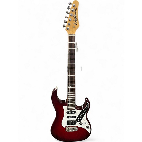Used Washburn MERCURY II Red Solid Body Electric Guitar Red