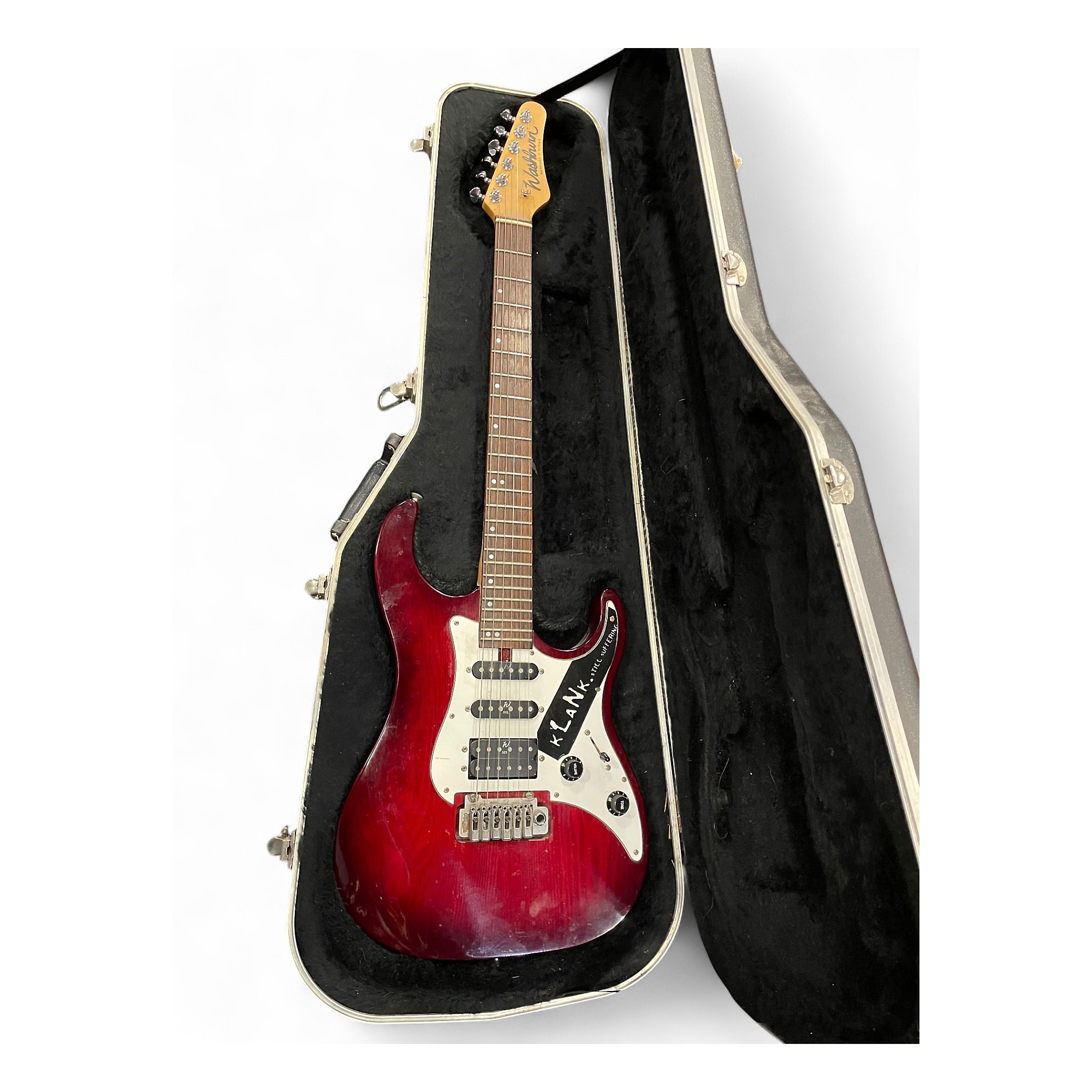 Used Washburn MERCURY II Red Solid Body Electric Guitar Red
