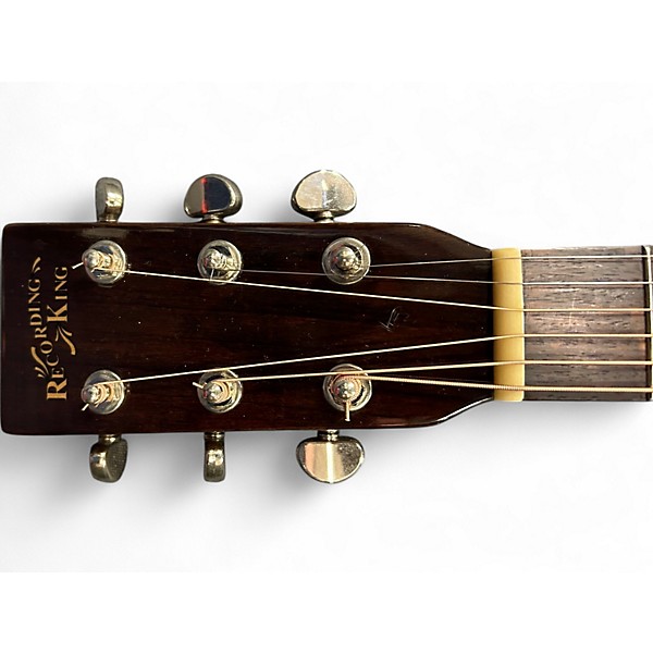 Used Recording King RD-310 Vintage Natural Acoustic Guitar