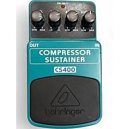 Used Behringer CS400 Compressor Sustainer Effect Pedal