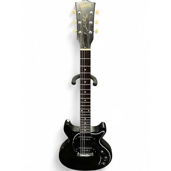 Used 2019 Gibson Les Paul Junior Tribute DC Refinished Black Solid Body Electric Guitar